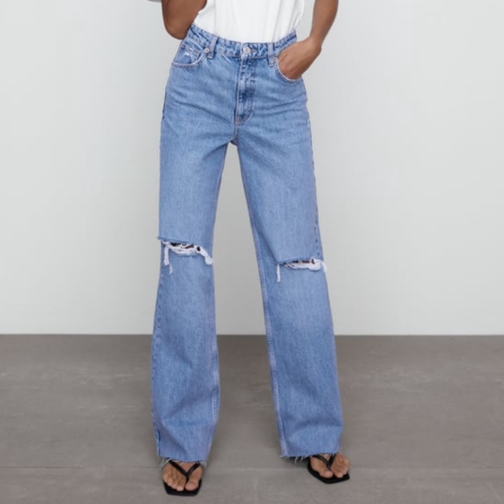 Zara wide leg jeans - size 6!